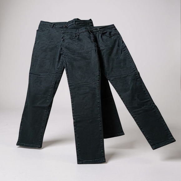 Two Pairs Of BDG Size 32 X 26 Ankle Twig High Rise Jeans R $69 Ea Washed Black - Picture 2 of 10